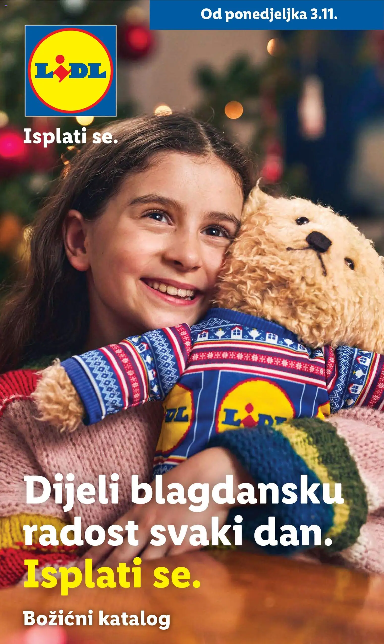 Lidl - Božični katalog - stranica 1- važeći od 03.11.2025