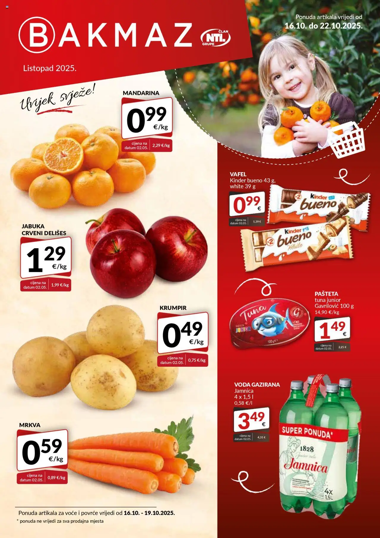 Bakmaz - Katalog - stranica 1- važeći od 16.10.2025