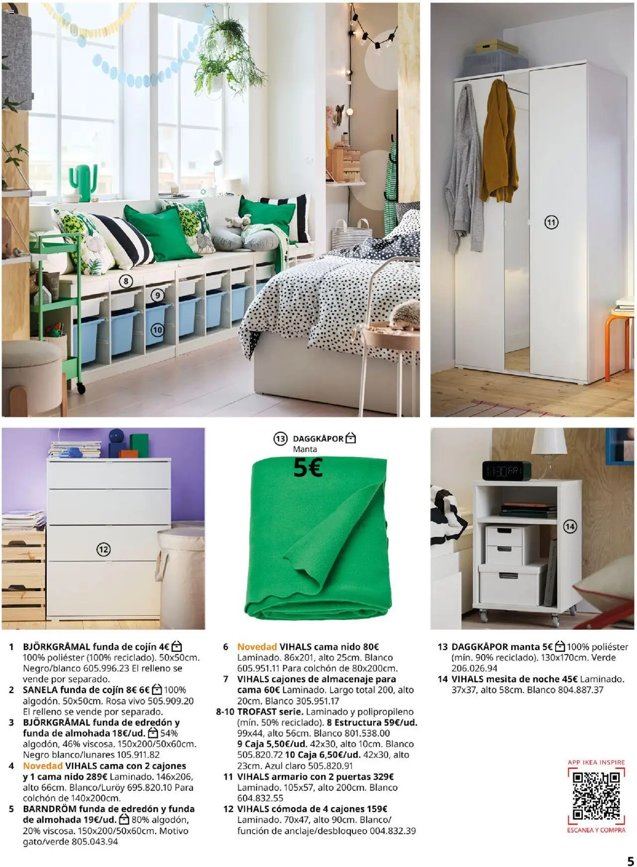 Catálogo IKEA Dormitorios - Página de 5 - Válido desde 01/09/2025