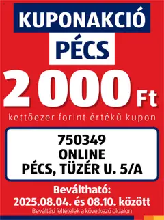 Előnézet Aldi Kupón Akció | Pécs érvényes 2025.08.04.-tól