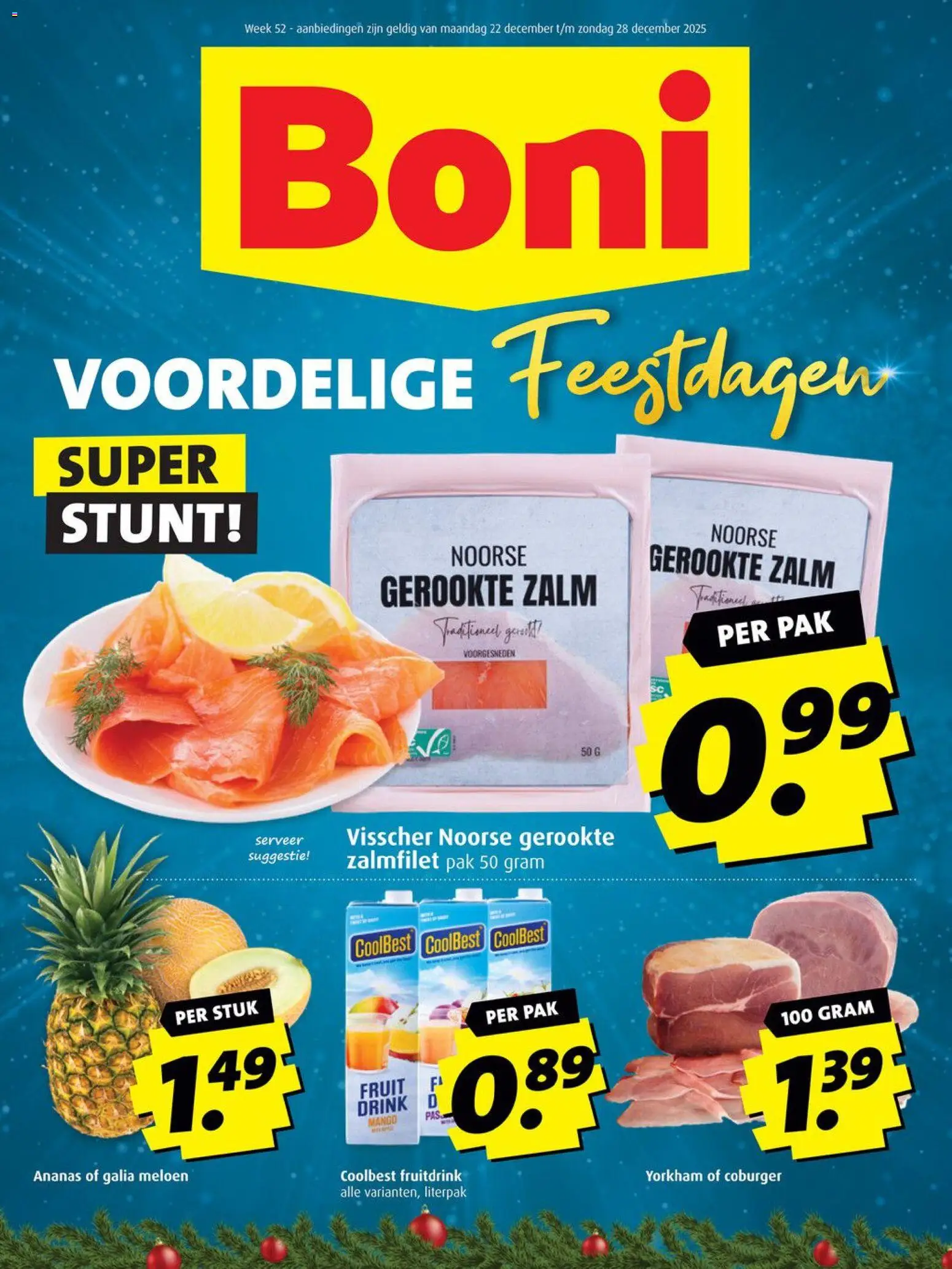 Boni - Folder week 52 - pagina 1- geldig vanaf 22-12-2025