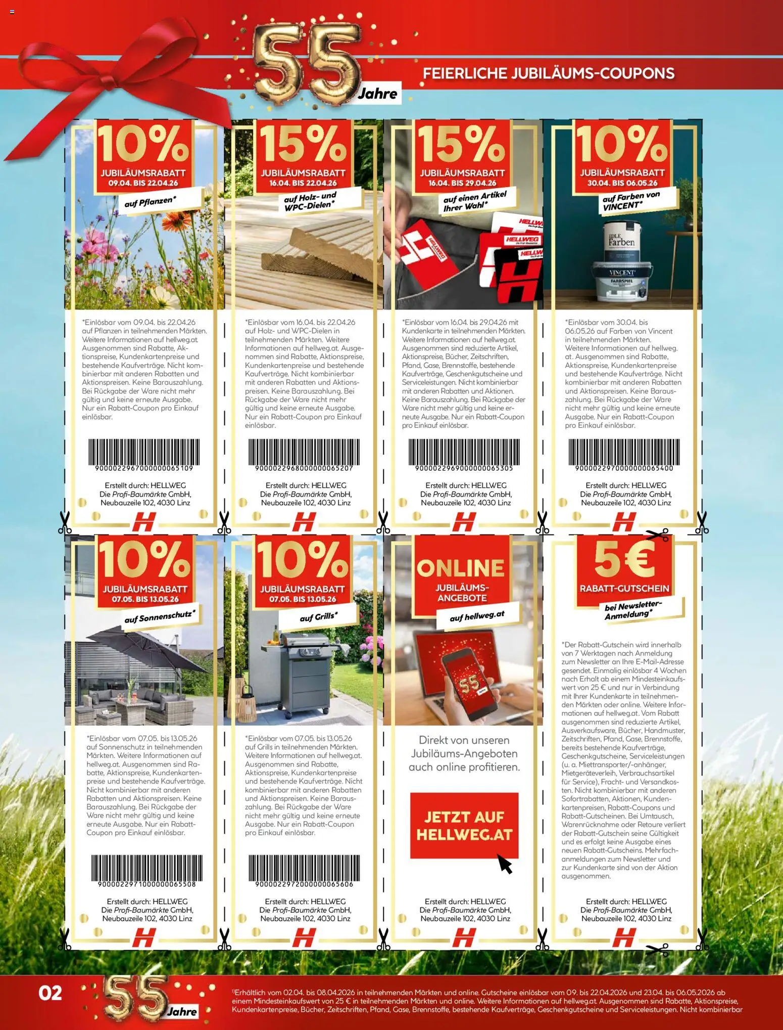HELLWEG Flugblatt - page 2- valid from 02.04.2026