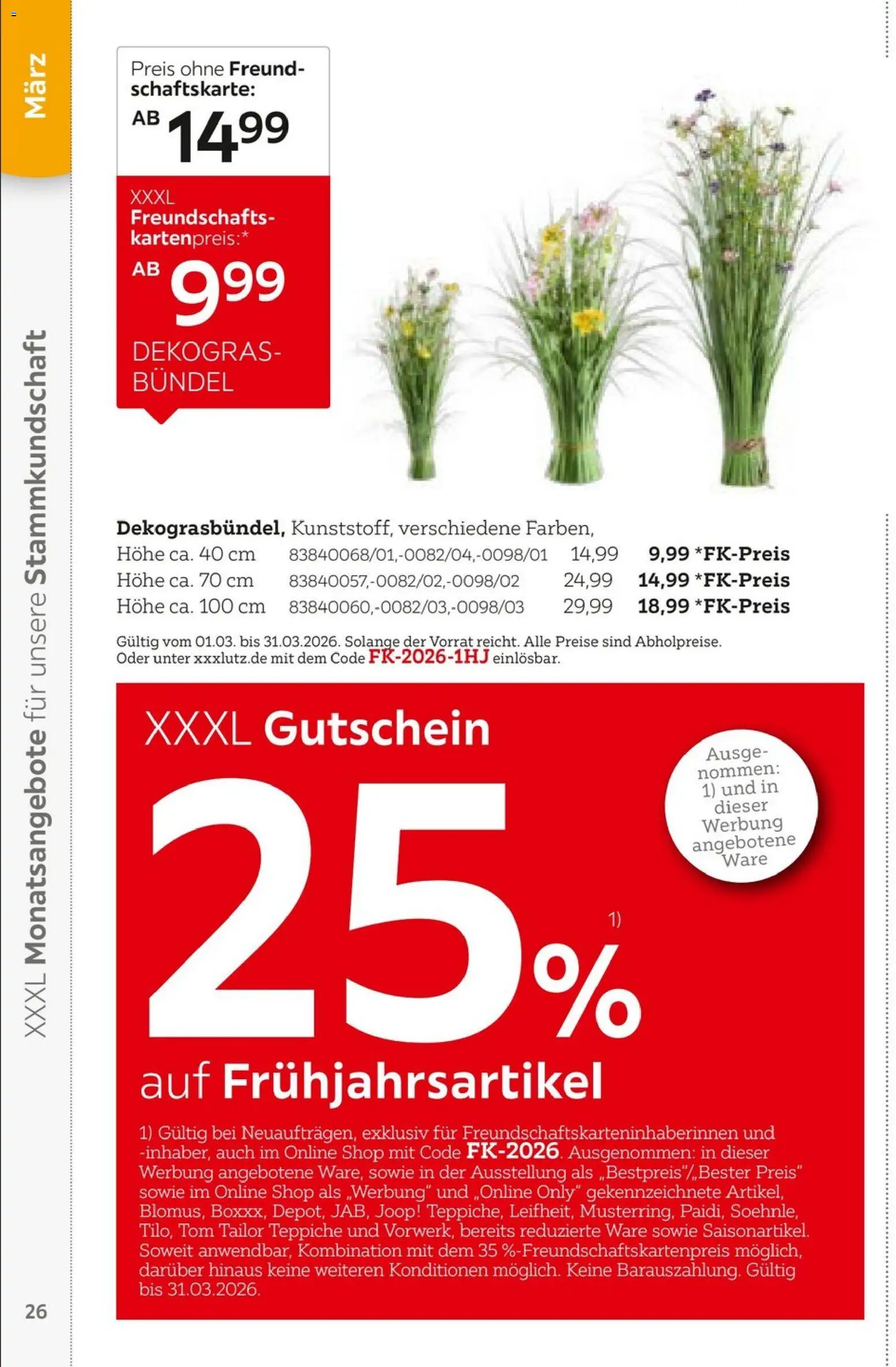 XXXL Lutz  Freundschaftskartenjournal - Seite 26 - gültig ab 01.02.2026