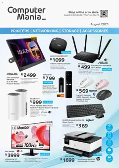 Preview Computer Mania Accessories Catalogue valid from 01/08/2025
