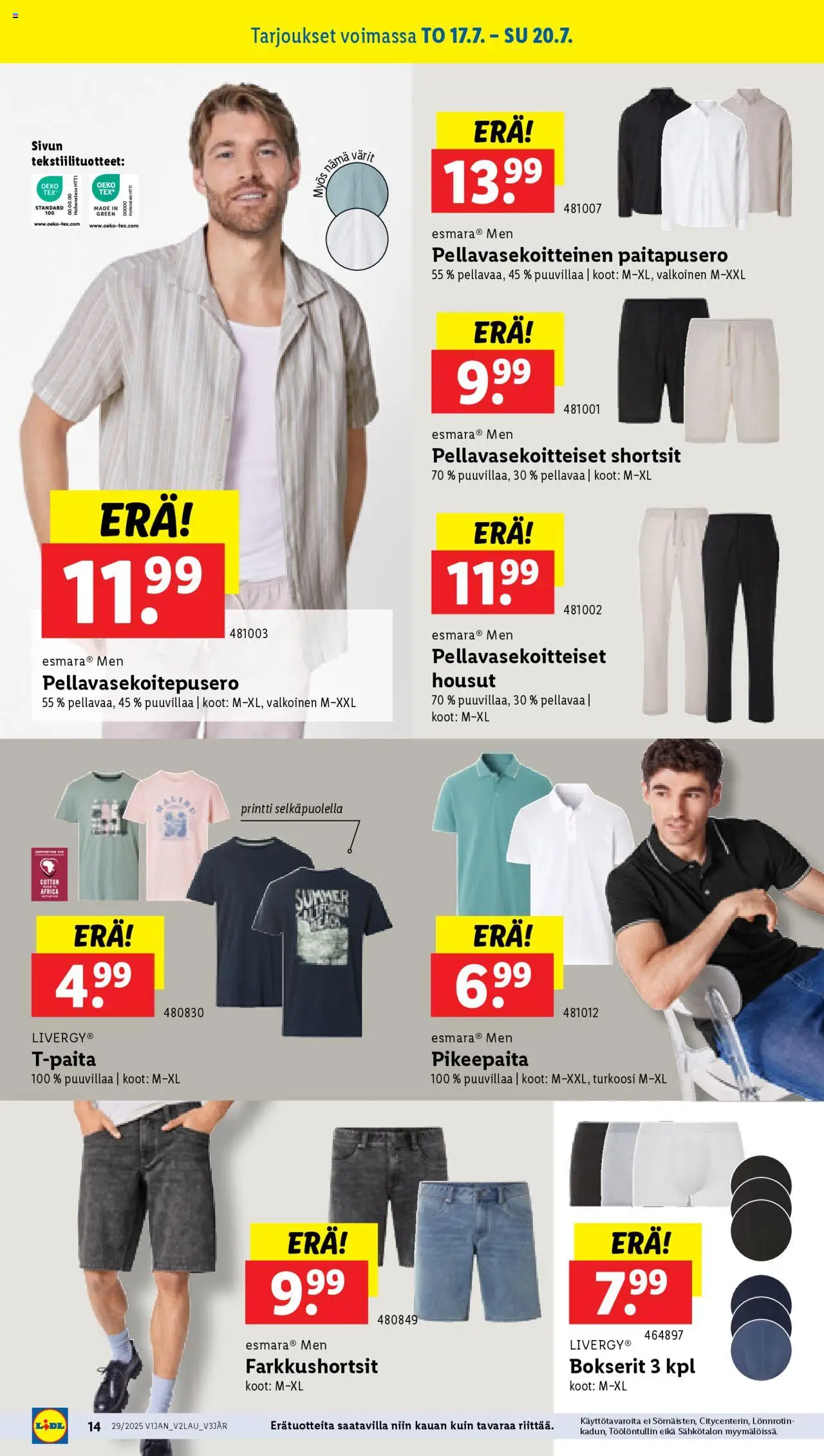 Lidl tarjoukset - sivu 16- voimassa alkaen 17/07/2025