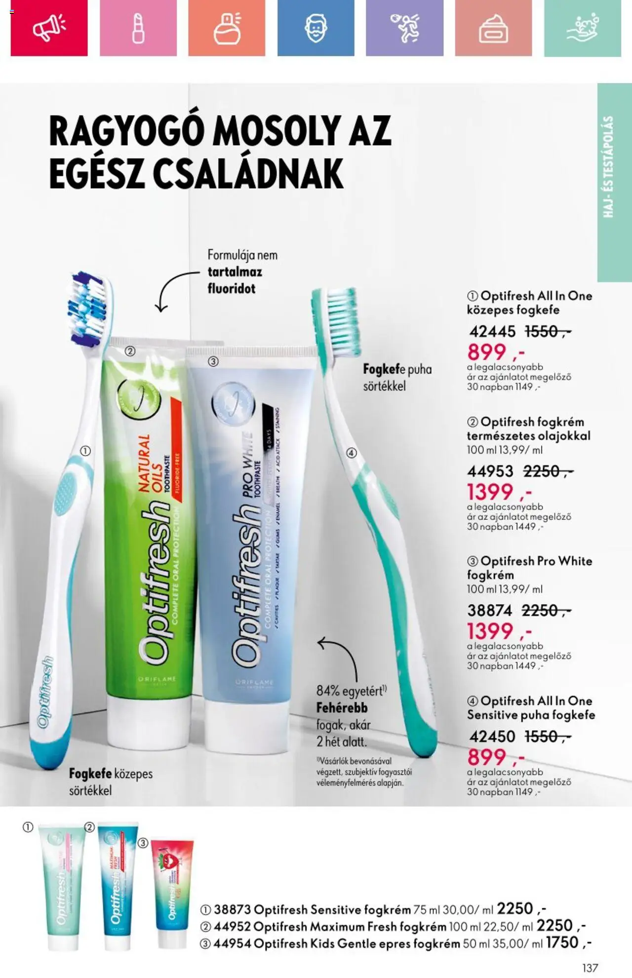 Katalógus Oriflame 2025/10 - 137oldal - érvényes 2025.07.06.-tól