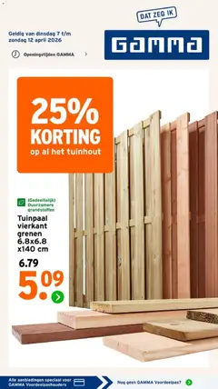 GAMMA folder geldig vanaf 07-04-2026