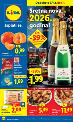 Lidl katalog od 27.12.2025