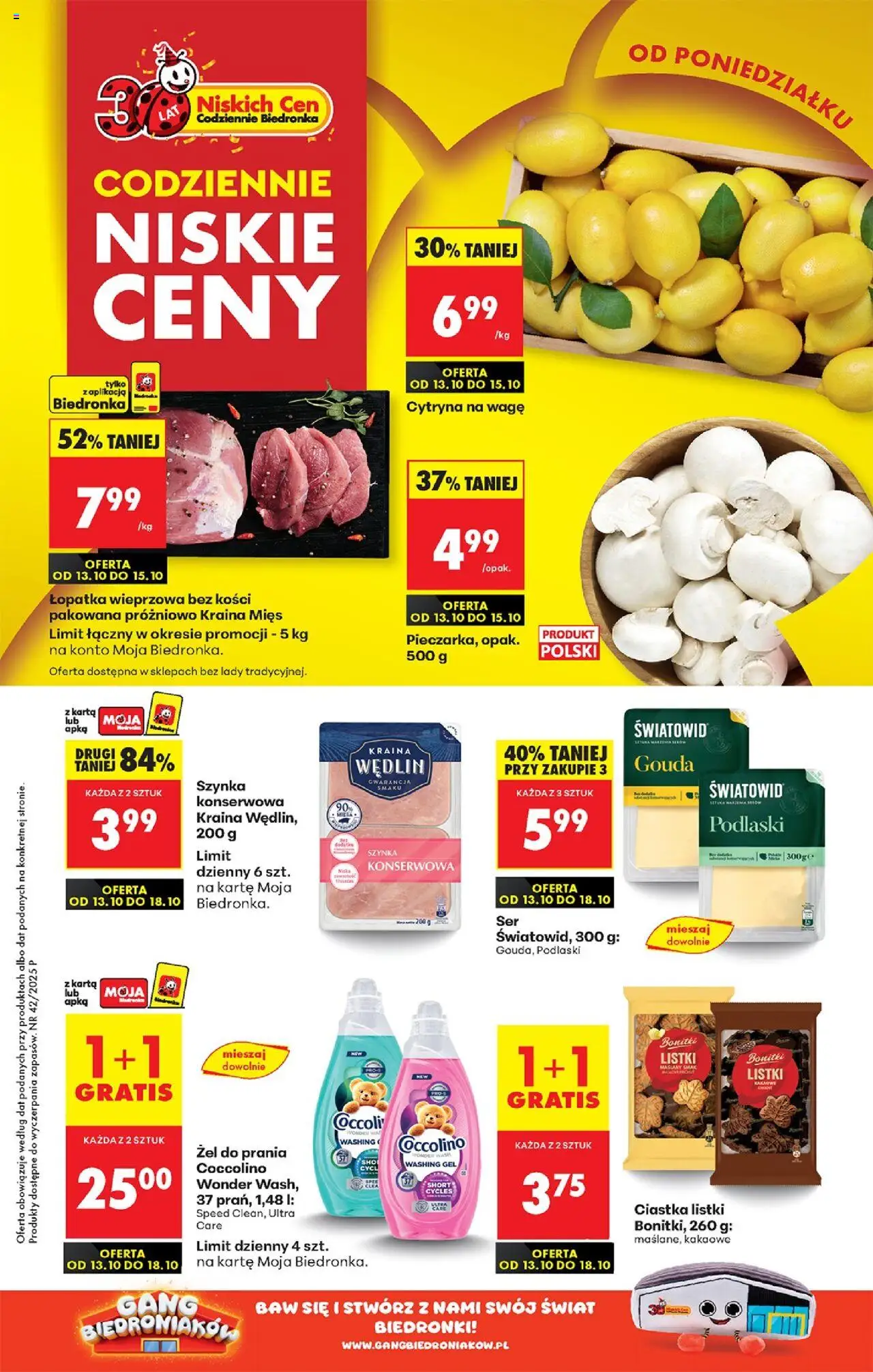 Biedronka gazetka - strona 1- ważny od 13.10.2025