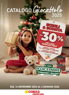 Anteprima Conad Superstore Giocattolo catalogo valida dal 14/11/2025