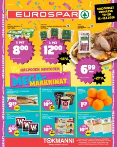 Esikatselu Tokmanni - EUROSPAR voimassa alkaen 15/01/2026