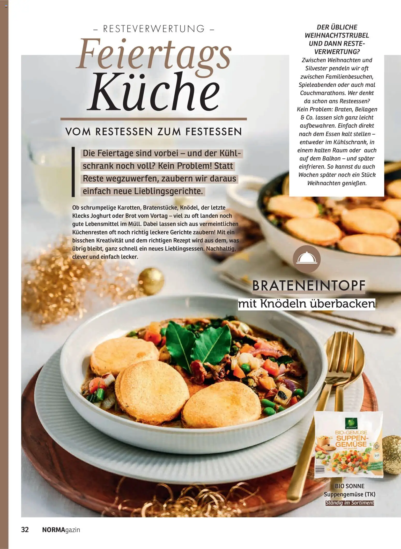 Norma NORMAgazin November/Dezember 2025 - Seite 32 - gültig ab 01.11.2025