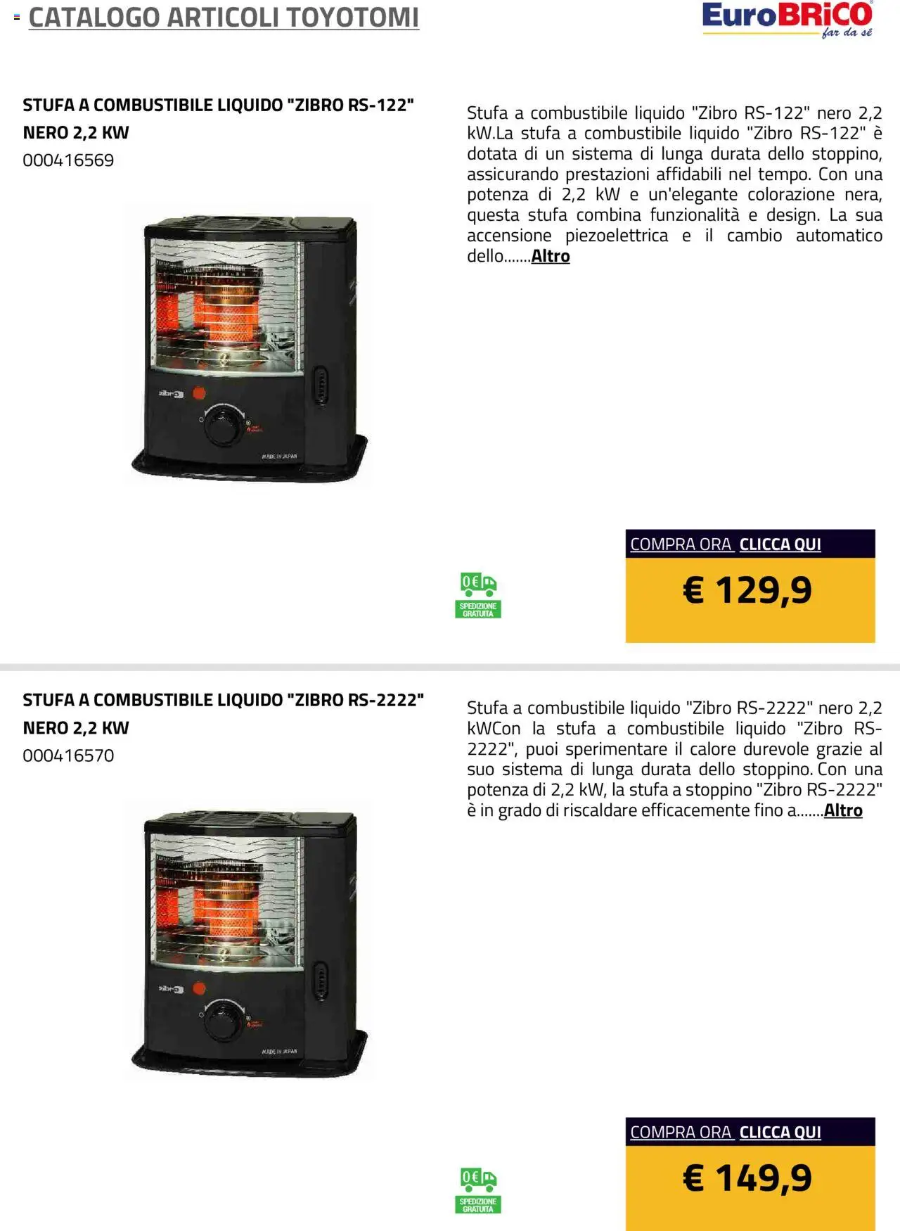 Eurobrico Articoli Toyotomi catalogo - pagina 2 - valido dal 23/07/2025