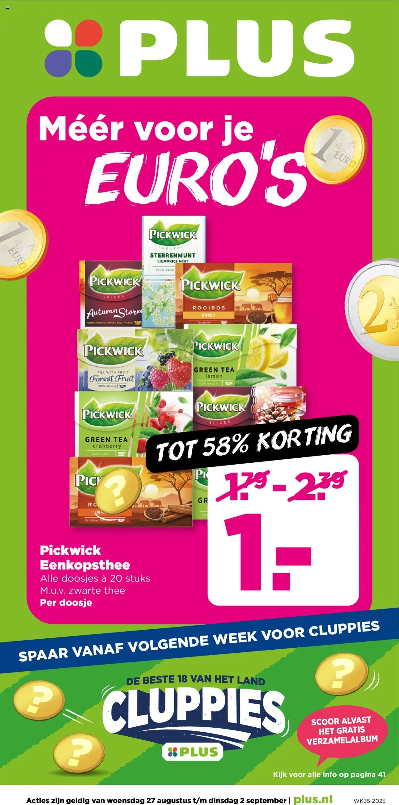 Plus - Folder week 35 - pagina 1- geldig vanaf 27-08-2025