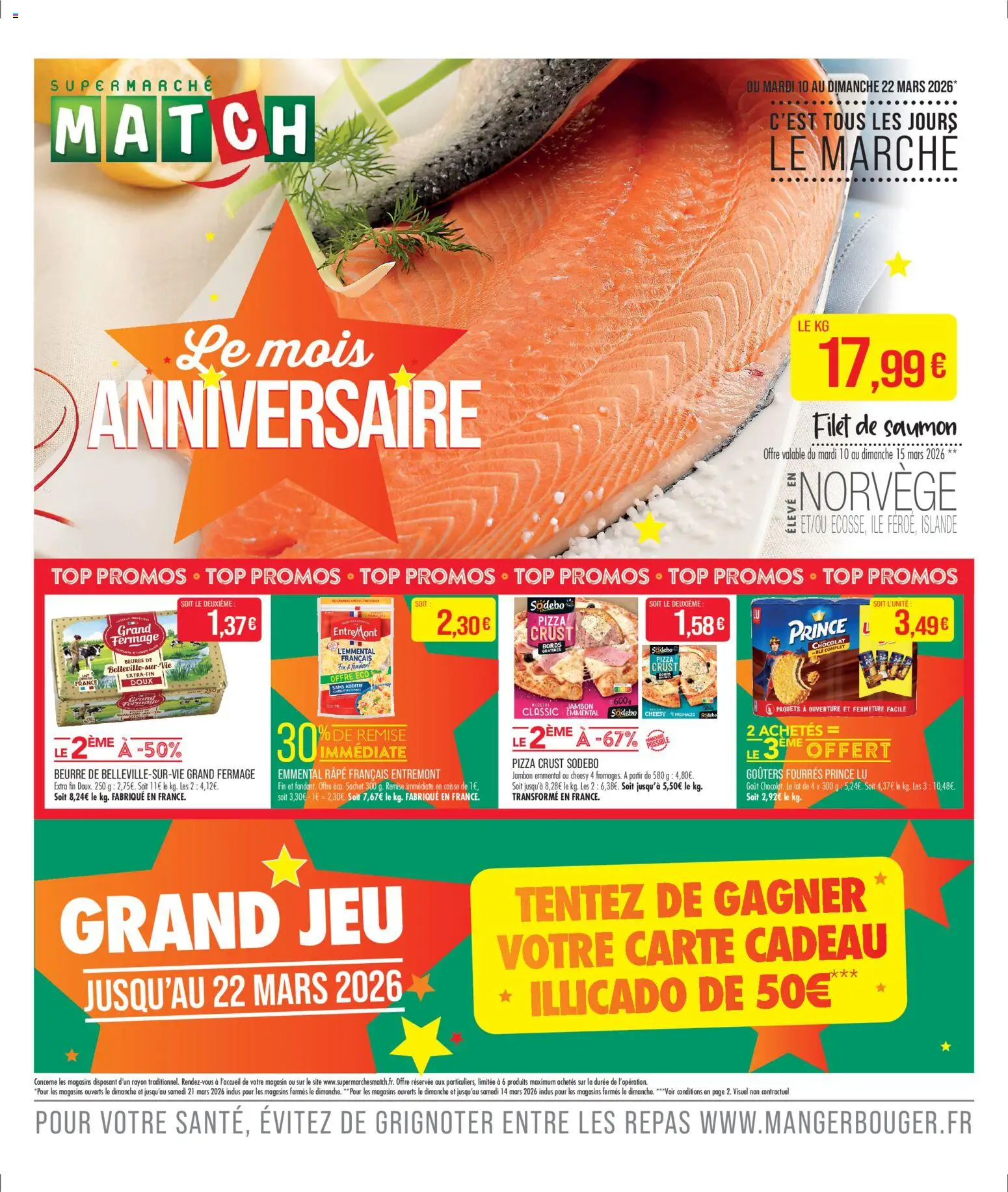 Match Supermarché catalogue - page 1 - valable à partir du 10/03/2026