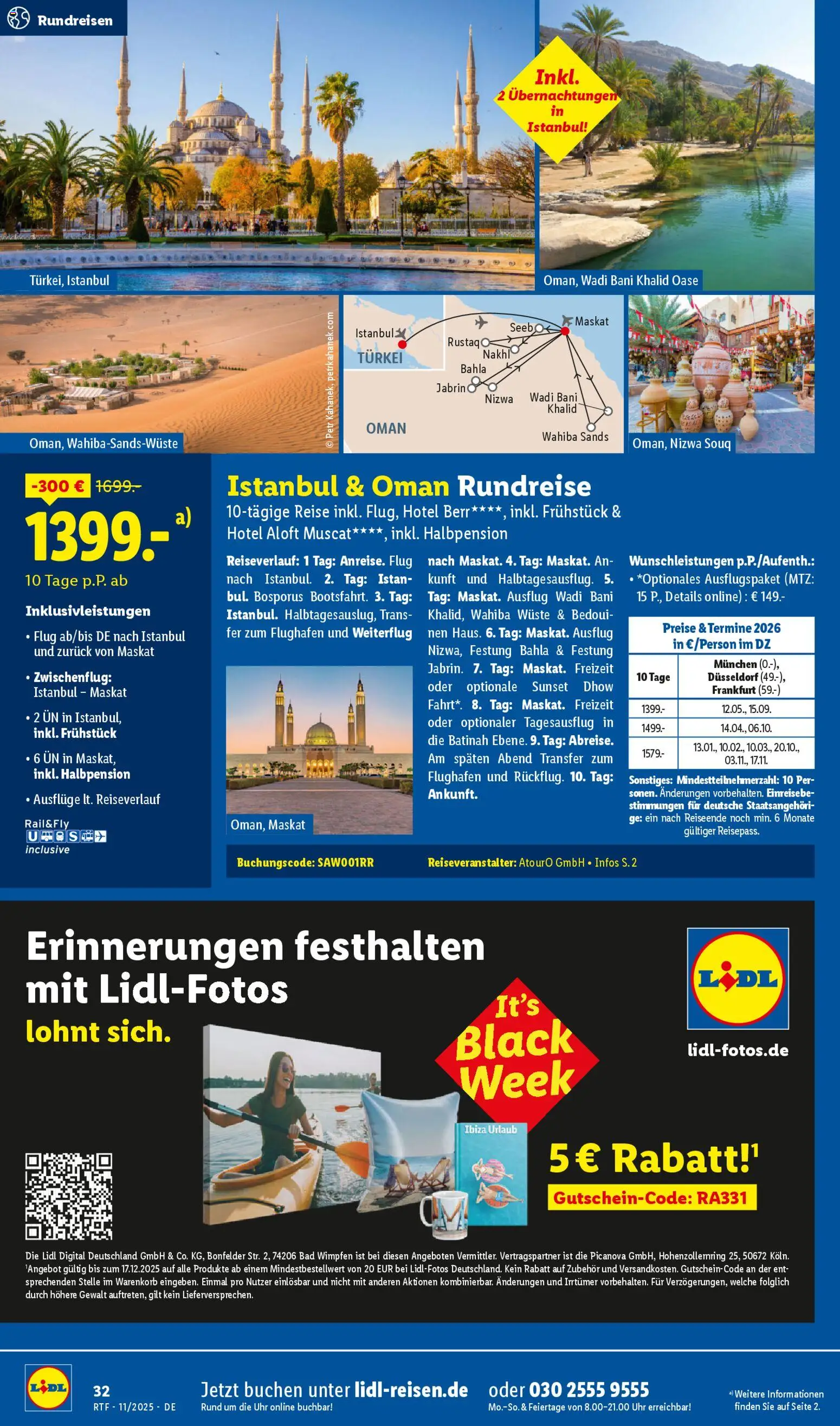 Lidl Reisen - Black Friday - Seite 32 - gültig ab 12.11.2025