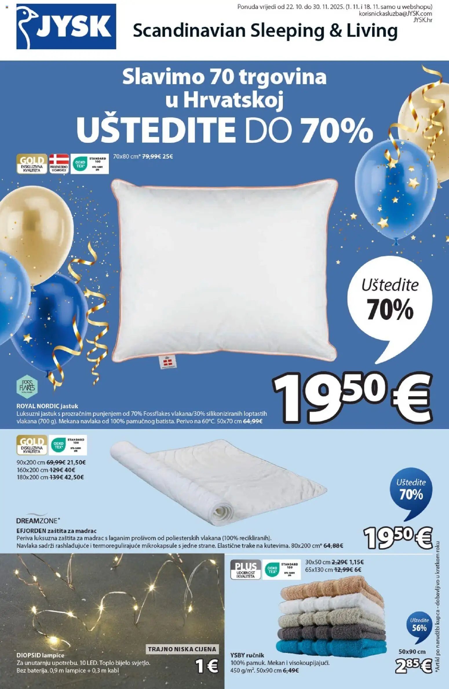 Katalog JYSK - stranica 1- važeći od 22.10.2025