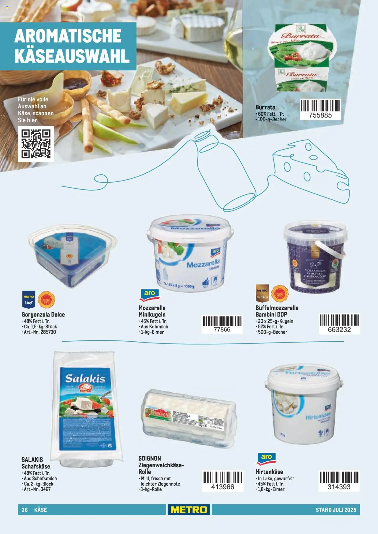 Metro - Sortimentskatalog Lieferservice - Seite 36 - gültig ab 31.07.2025