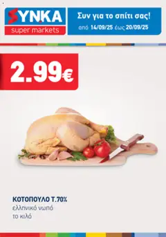 Προεπισκόπηση Synka Προσφορές Τηλεοπτικού ισχύει από 14/09/2025
