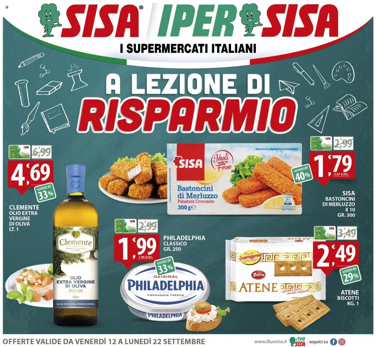 Volantino SISA	 - pagina 1 - valido dal 12/09/2025