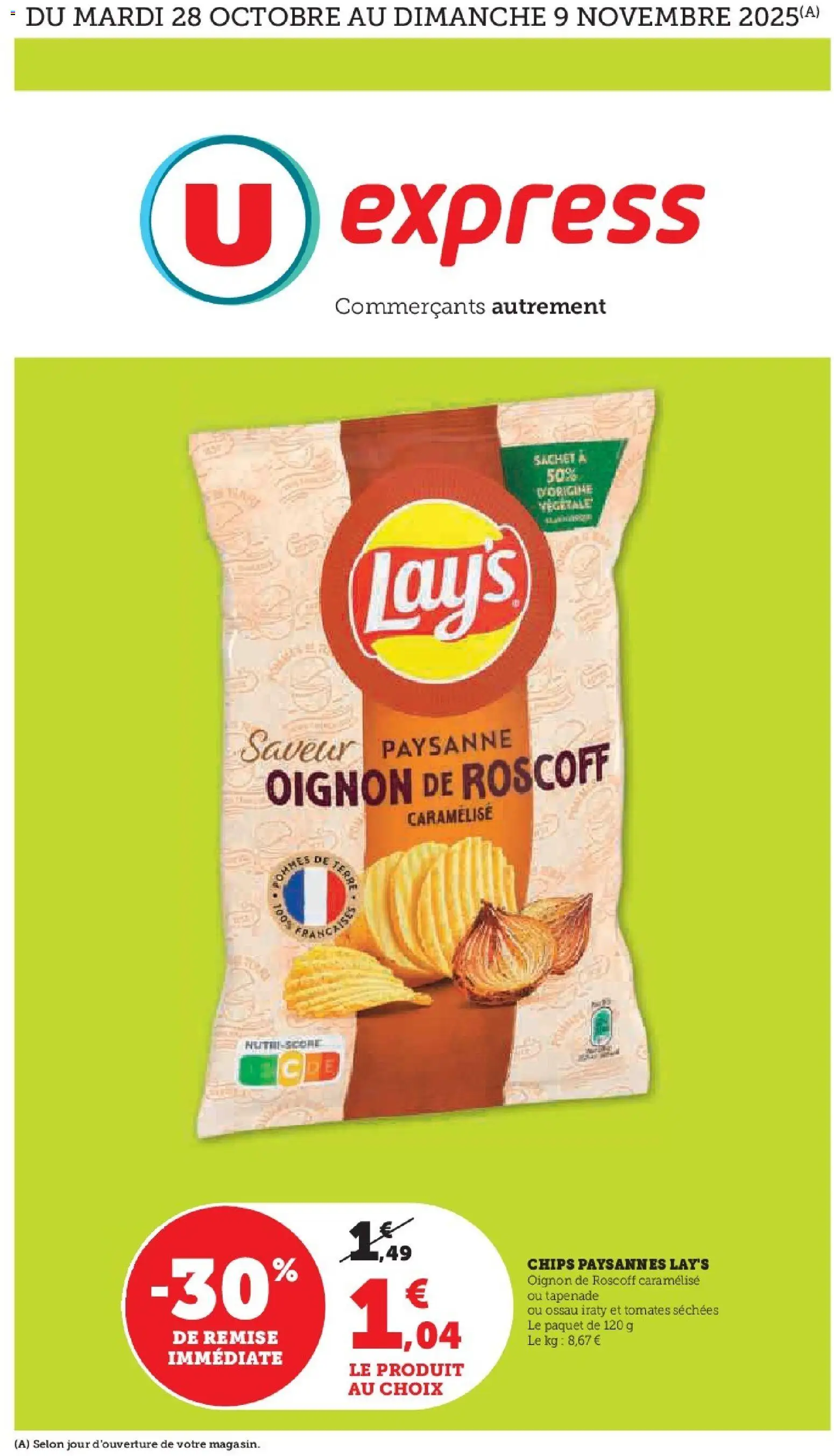 U Express catalogue - page 1 - valable à partir du 28/10/2025