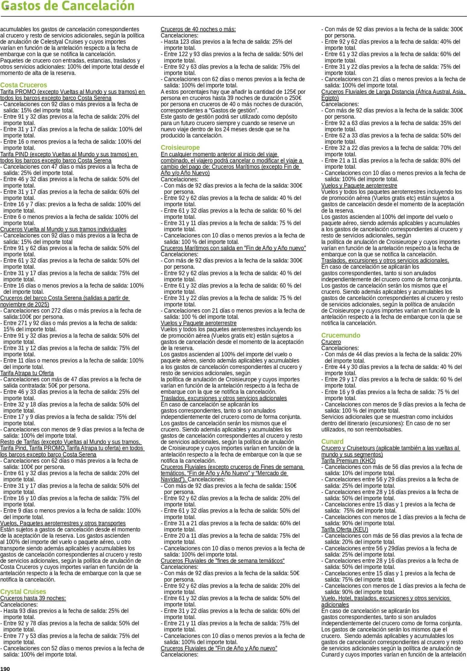 Viajes El Corte Inglés Cruceros marítimos - Página de 191 - Válido desde 01/01/2026