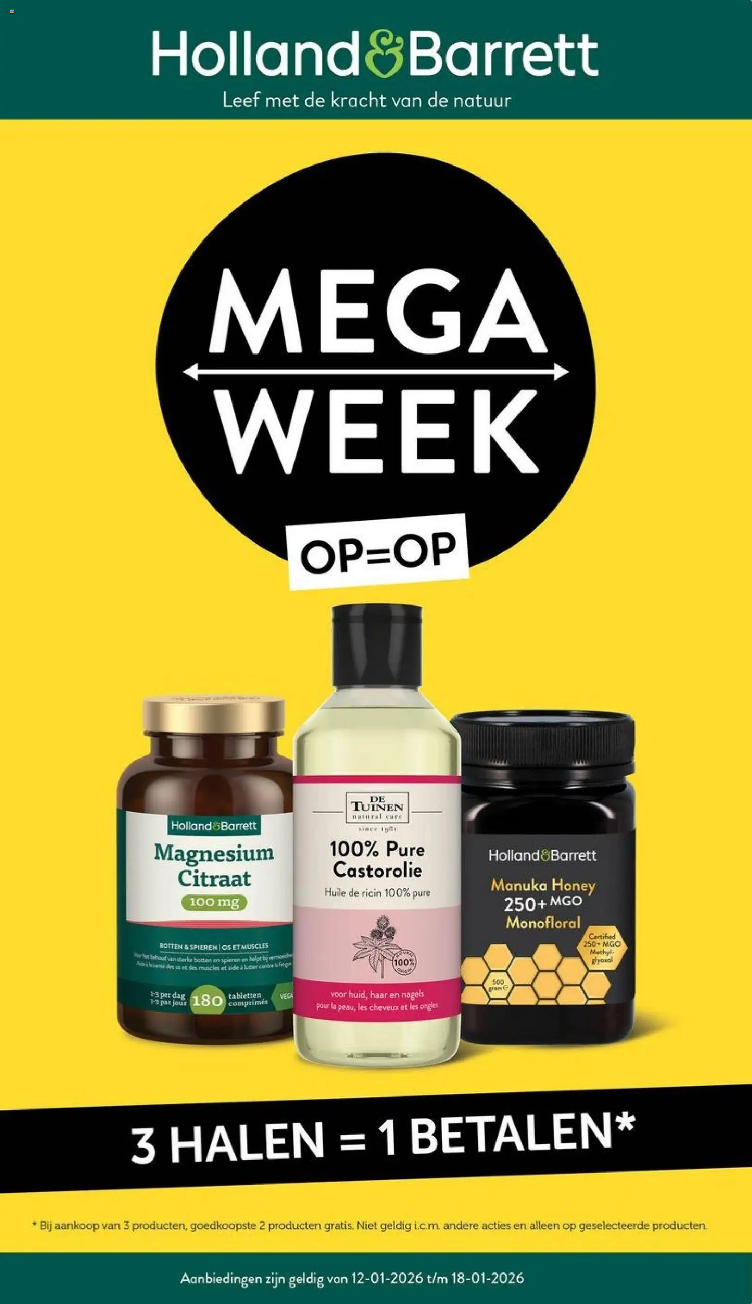 Holland & Barrett - Folder - pagina 1- geldig vanaf 12-01-2026