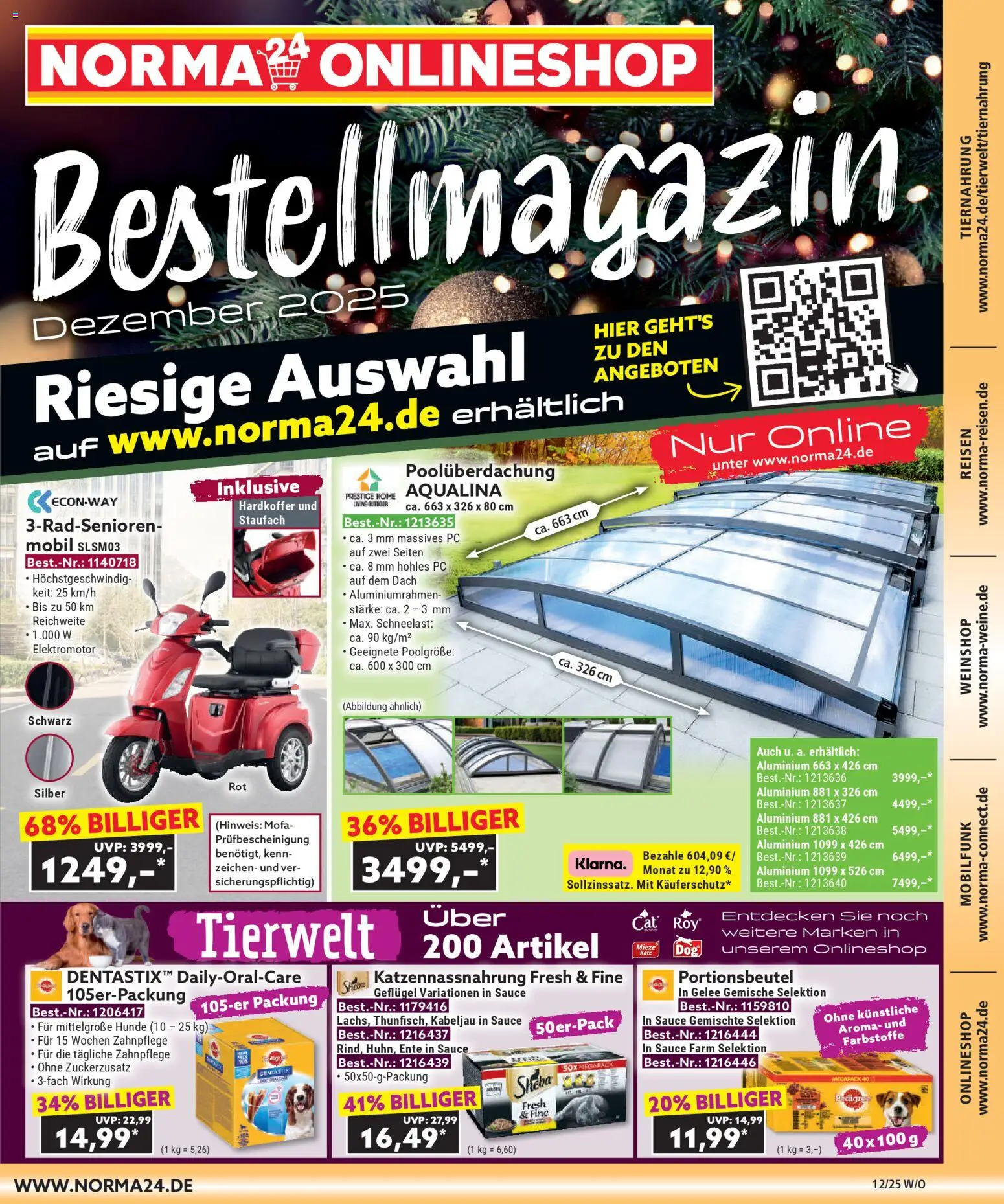 Norma Bestellmagazin Dezember 2025 - Seite 1 - gültig ab 01.12.2025