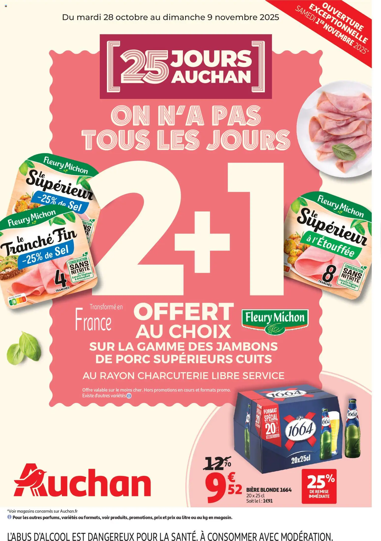 Auchan folder / publicité - pagina 1- geldig vanaf 28/10/2025