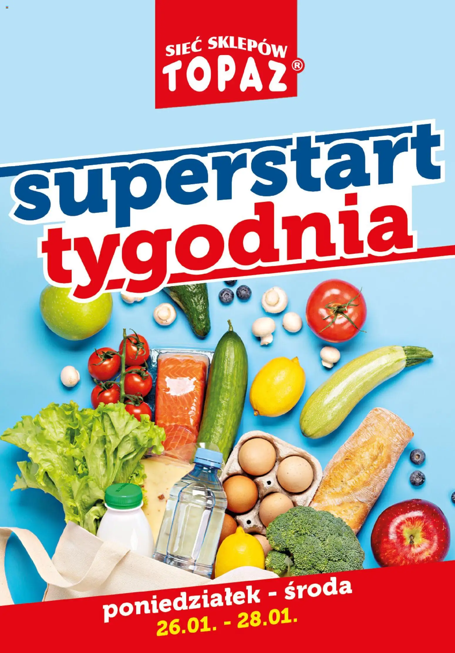Topaz Gazetka - Superstart tygodnia - strona 1- ważny od 26.01.2026