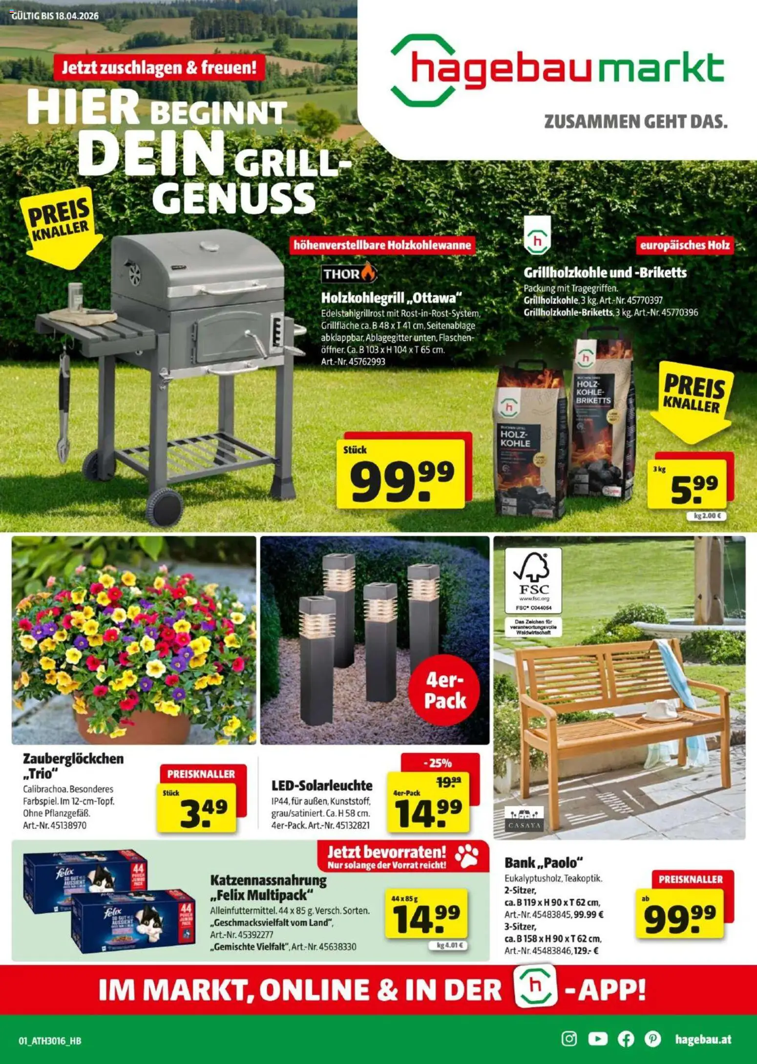 Hagebau Flugblatt - Seite 1- gültig ab 08.04.2026