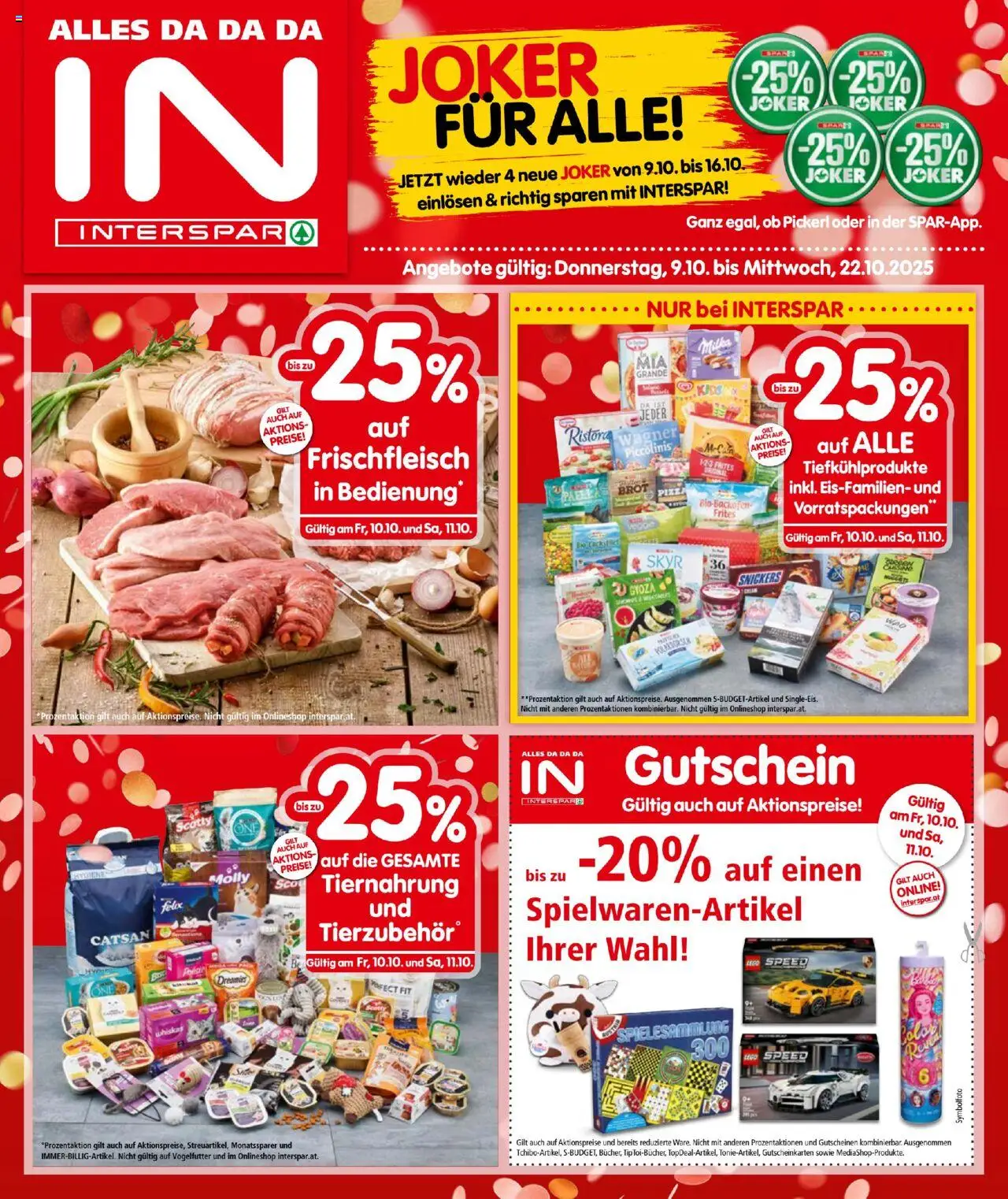 Interspar Flugblatt - Seite 1- gültig ab 09.10.2025
