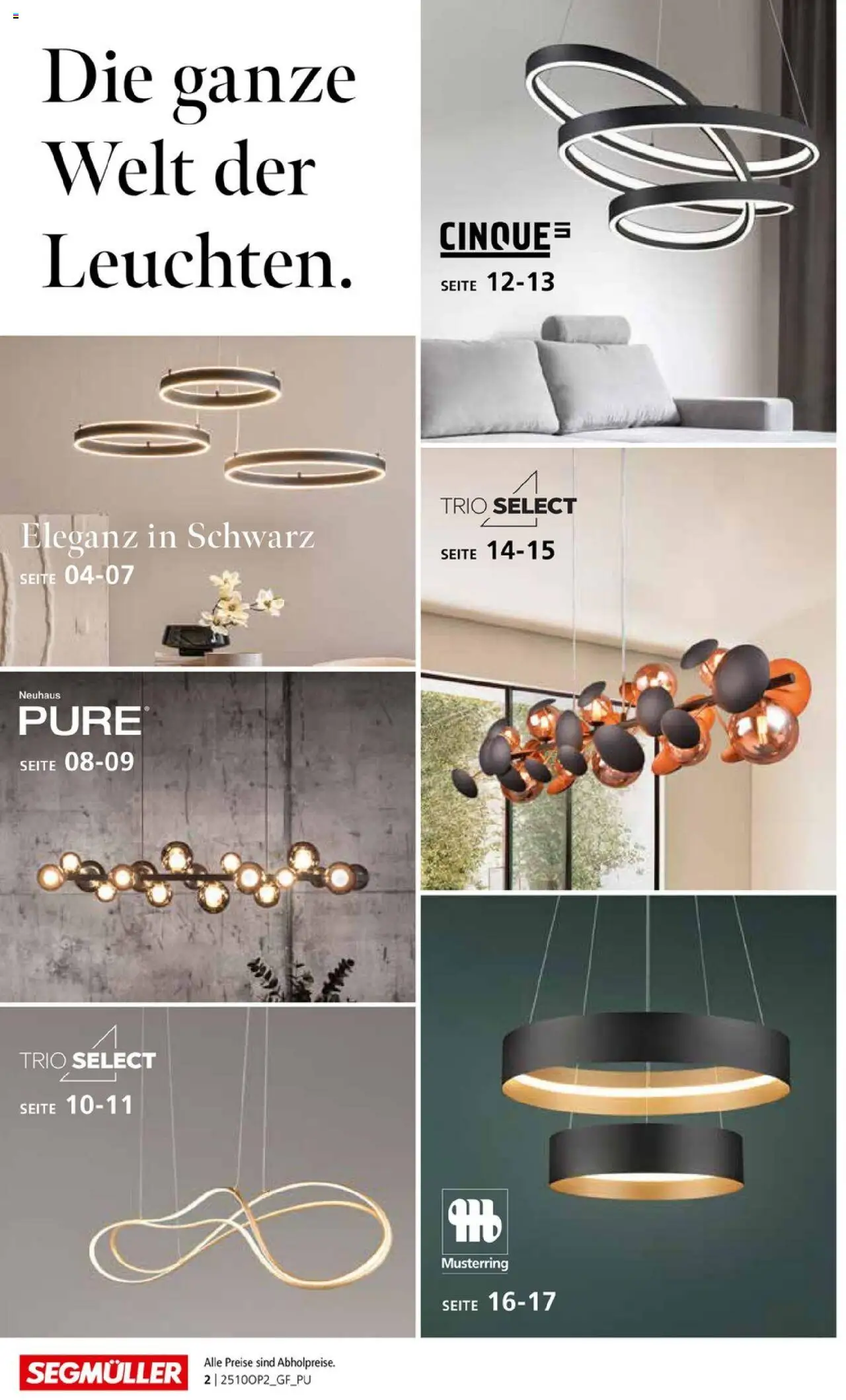 Segmüller Leuchten Spezial - Seite 2 - gültig ab 29.09.2025