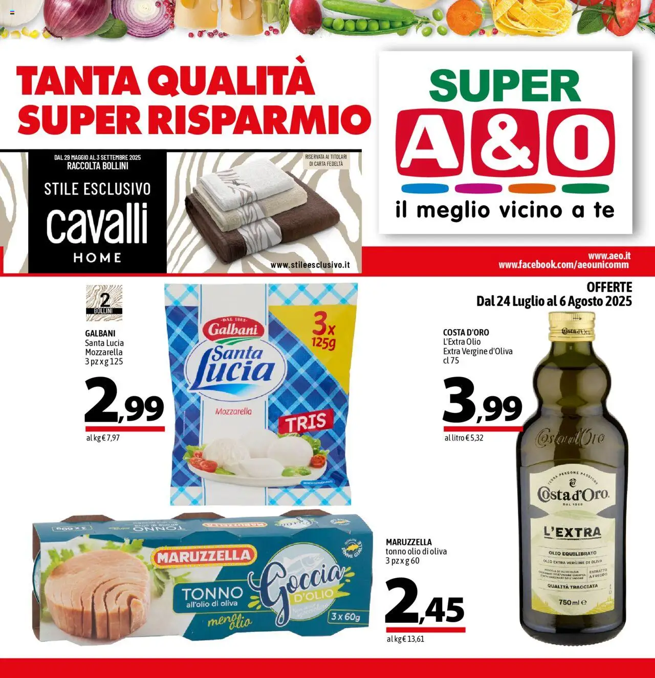 A&O Supermercato catalogo - pagina 1 - valido dal 24/07/2025