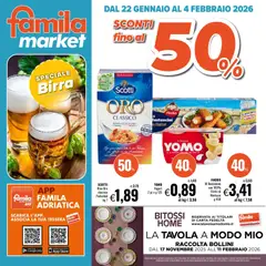 Anteprima Famila Market catalogo valida dal 22/01/2026