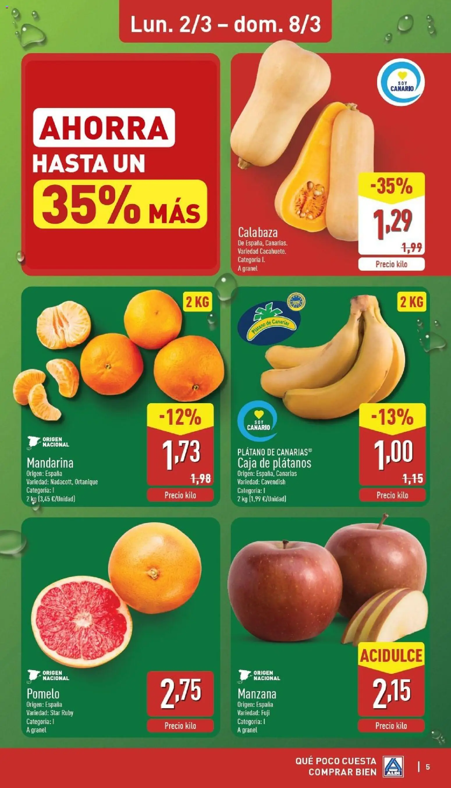 Aldi folleto Canarias - Página de 5 - Válido desde 02/03/2026