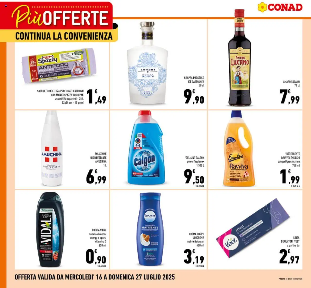 Conad Più Offerte Campania catalogo - pagina 3 - valido dal 16/07/2025