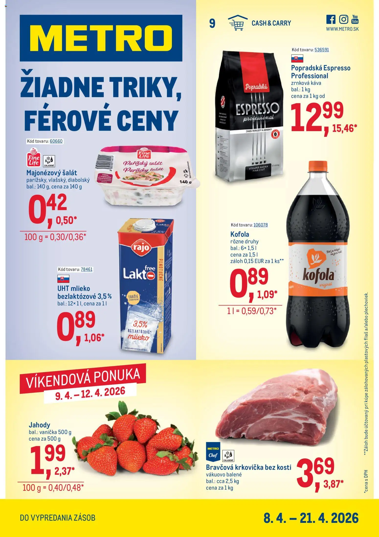 Metro leták - strana 1- platný od 08.04.2026