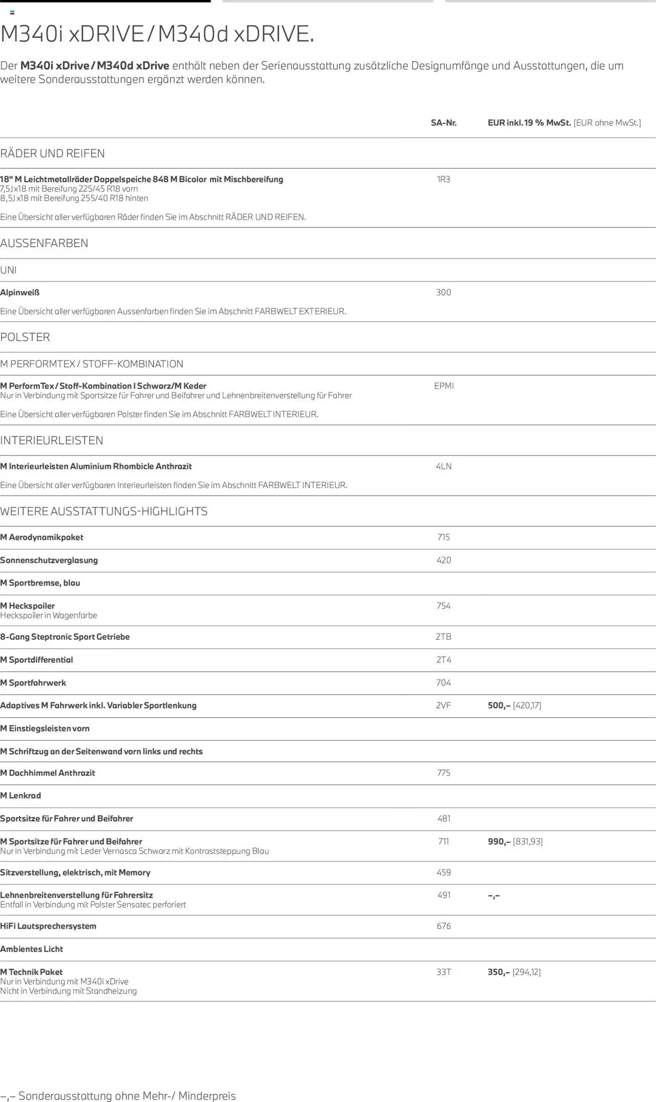 BMW 3er Limousine - Seite 13 - gültig ab 01.07.2025