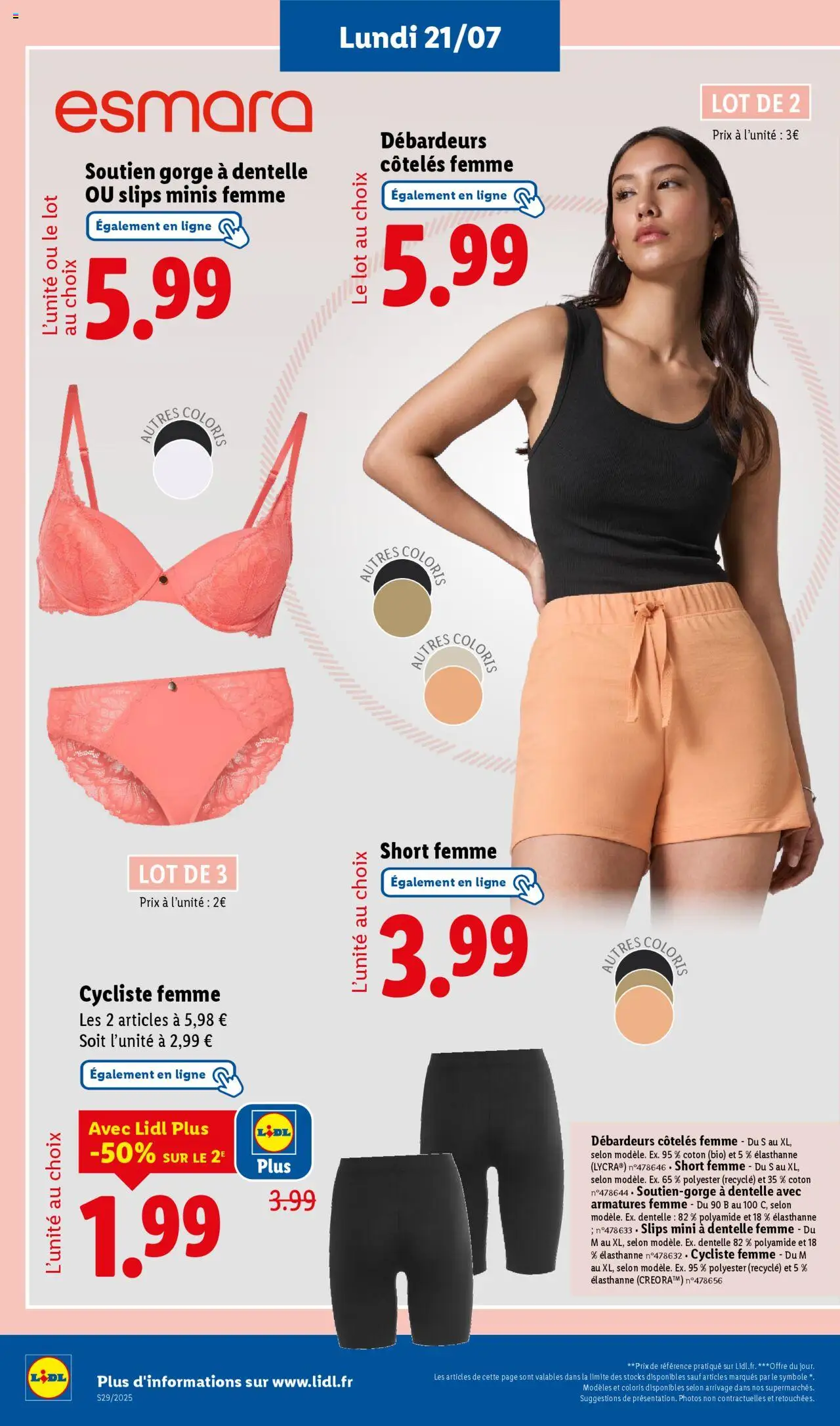 LIDL catalogue semaine 28 - page 66 - valable à partir du 17/07/2025