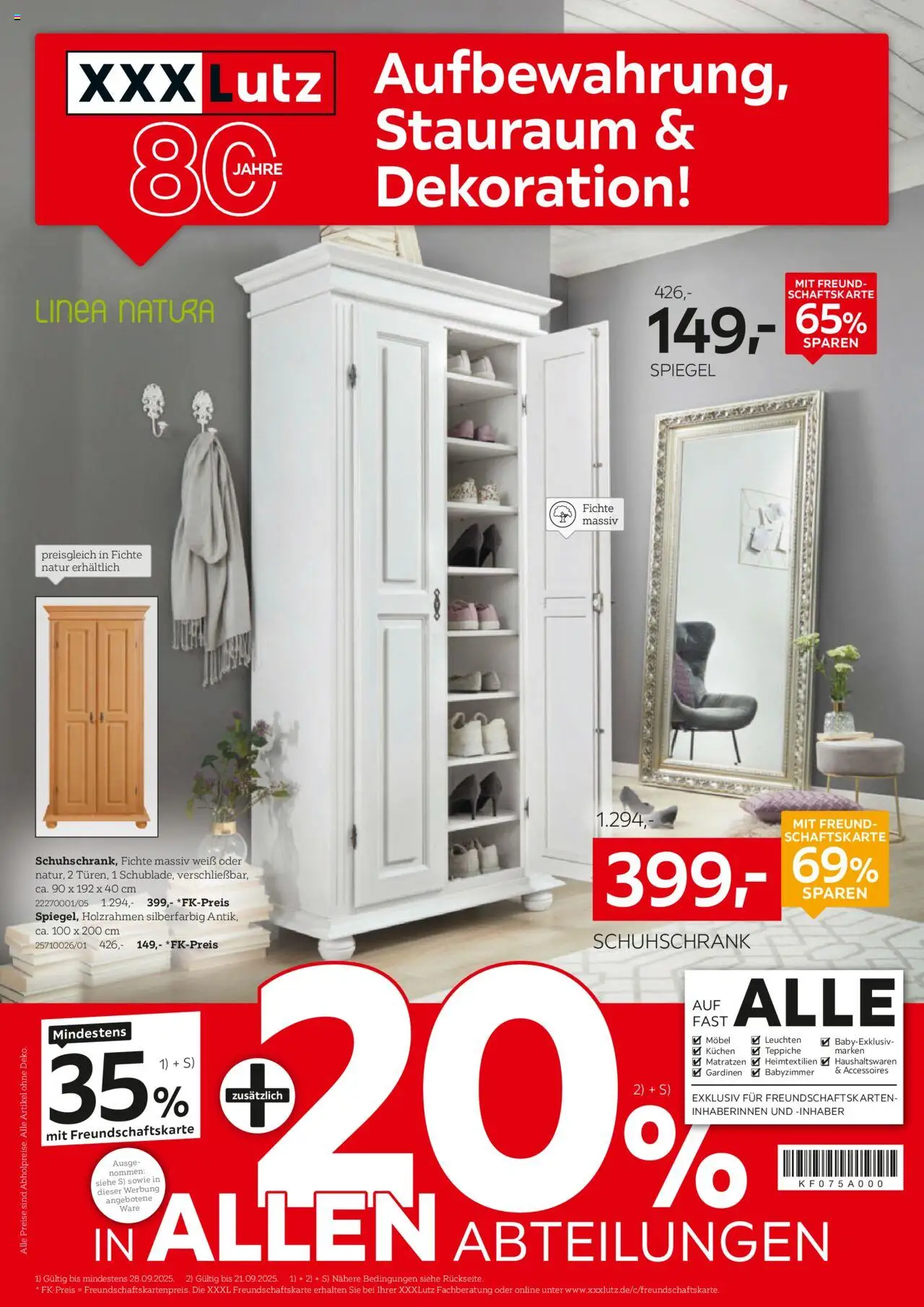 XXXL Lutz  Aufbewahrung & Deko - Seite 1 - gültig ab 15.09.2025