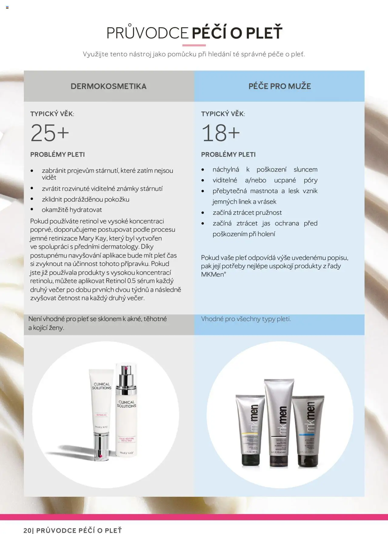 Mary Kay katalog - Průvodce péčí o pleť - strana 20- platný od 22.02.2025