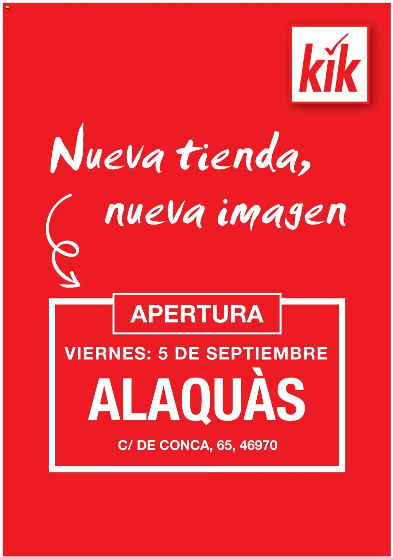 KIK - folleto - Página de 1 - Válido desde 01/09/2025