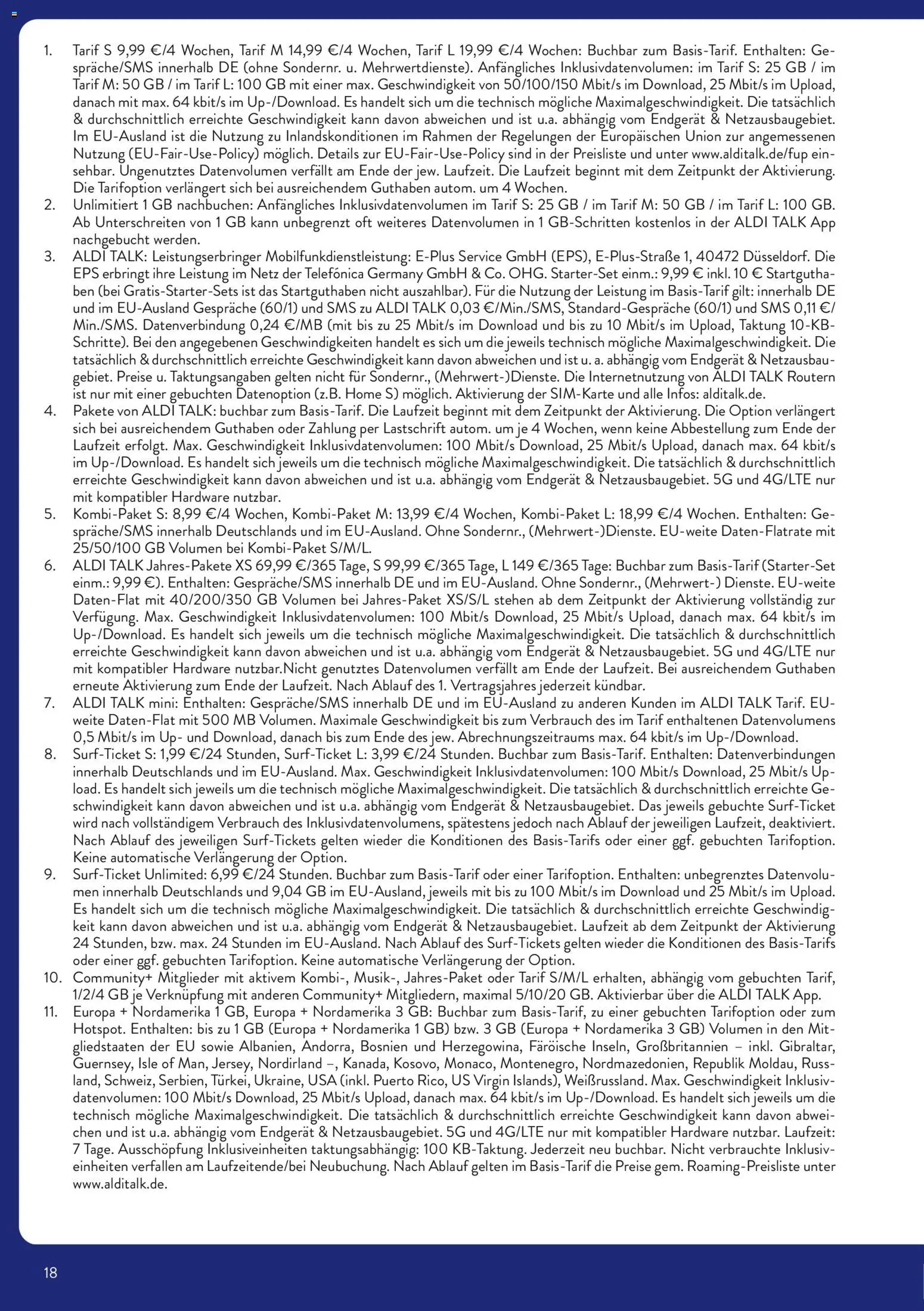 Aldi Talk - Seite 18 - gültig ab 12.11.2025