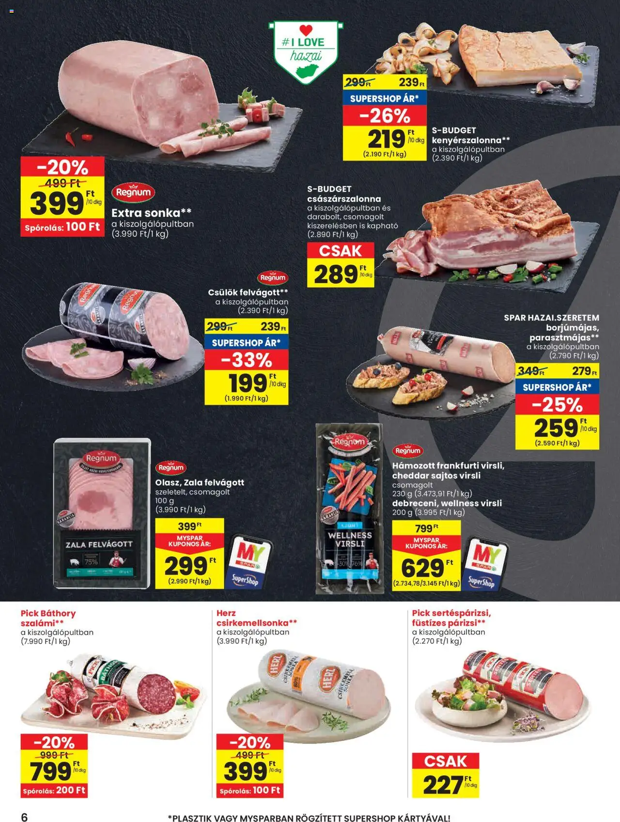 Spar Akciós újság - 6oldal - érvényes 2025.07.17.-tól