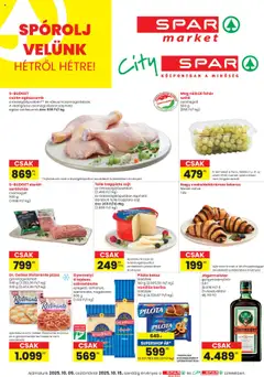 Előnézet Spar Market Akciós újság érvényes 2025.10.09.-tól