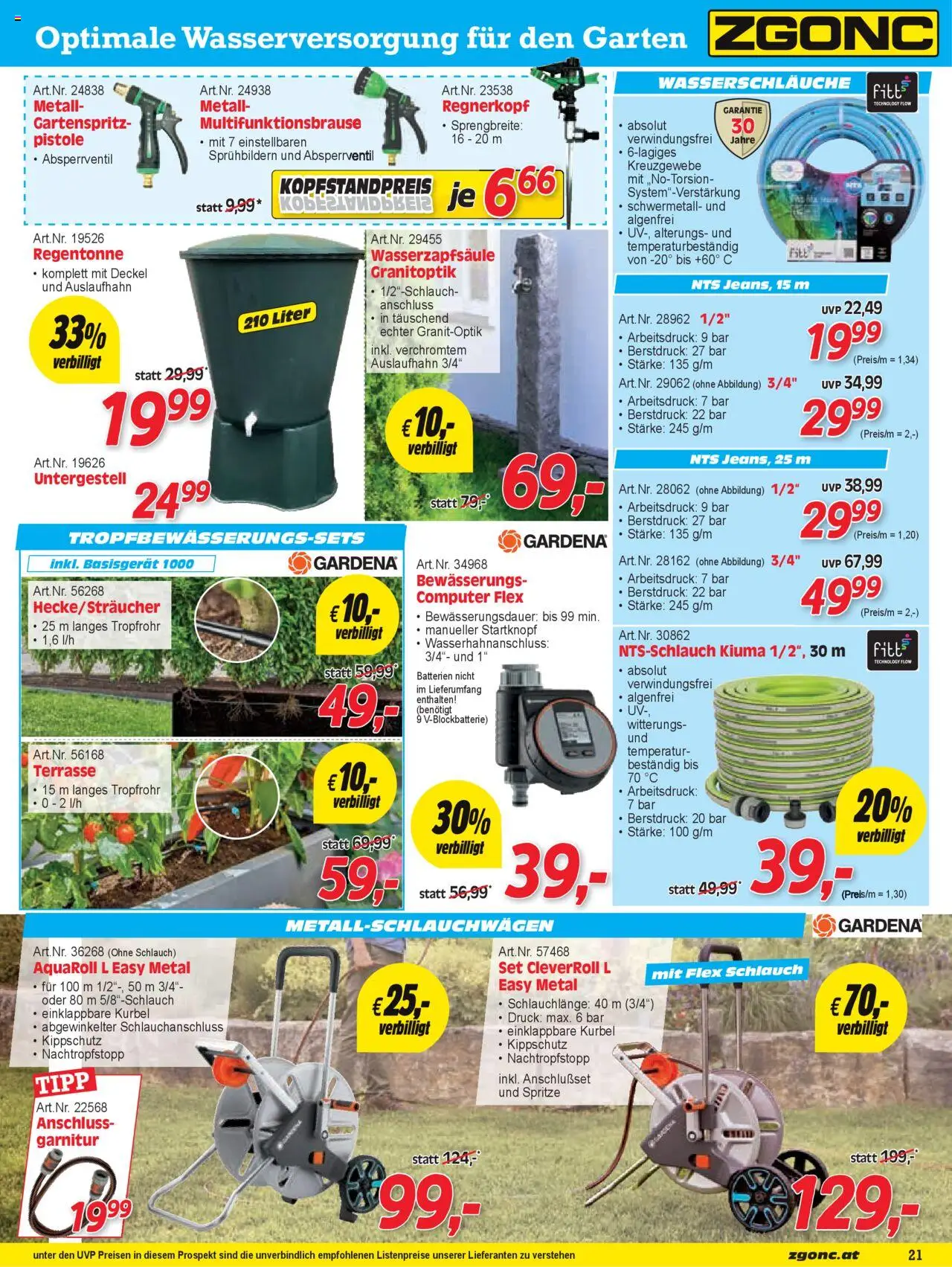 Zgonc - Flugblatt Juli II 2025 - Seite 21- gültig ab 15.08.2025