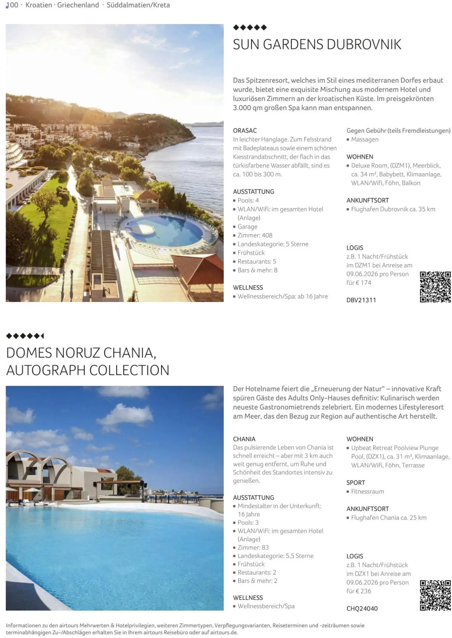 TUI airtours Katalog  Europareisen 2025/26 - Seite 100 - gültig ab 01.11.2025