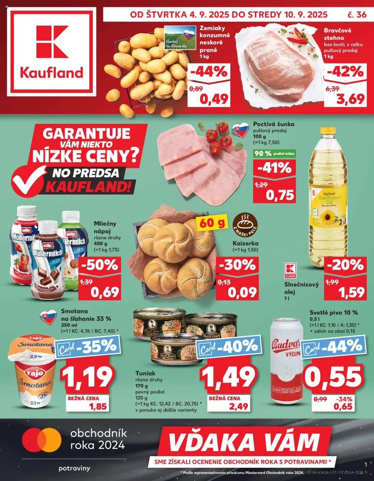 Kaufland Bratislava-Avion - strana 1- platný od 04.09.2025