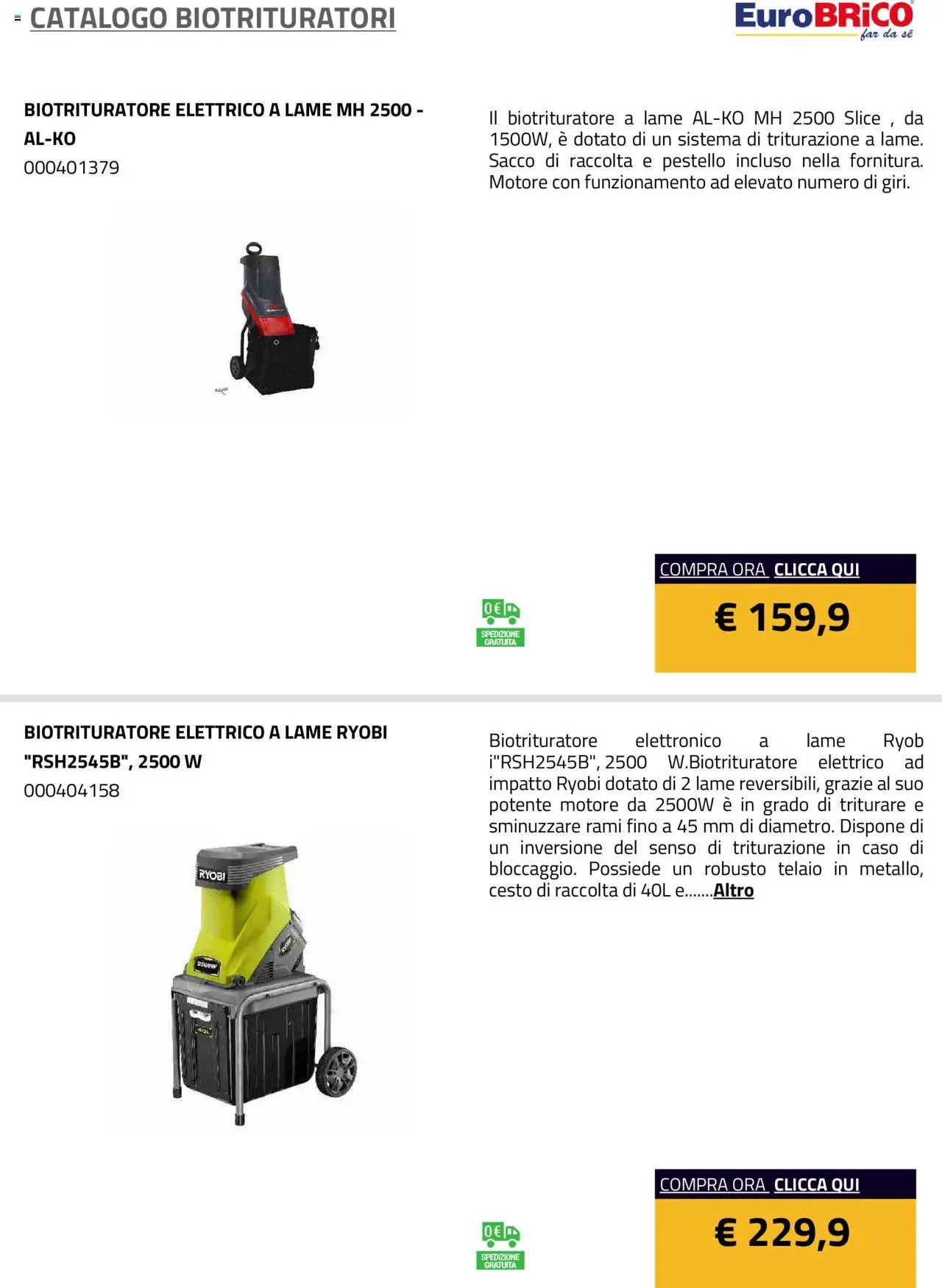 Eurobrico Biotrituratori catalogo - pagina 4 - valido dal 23/07/2025